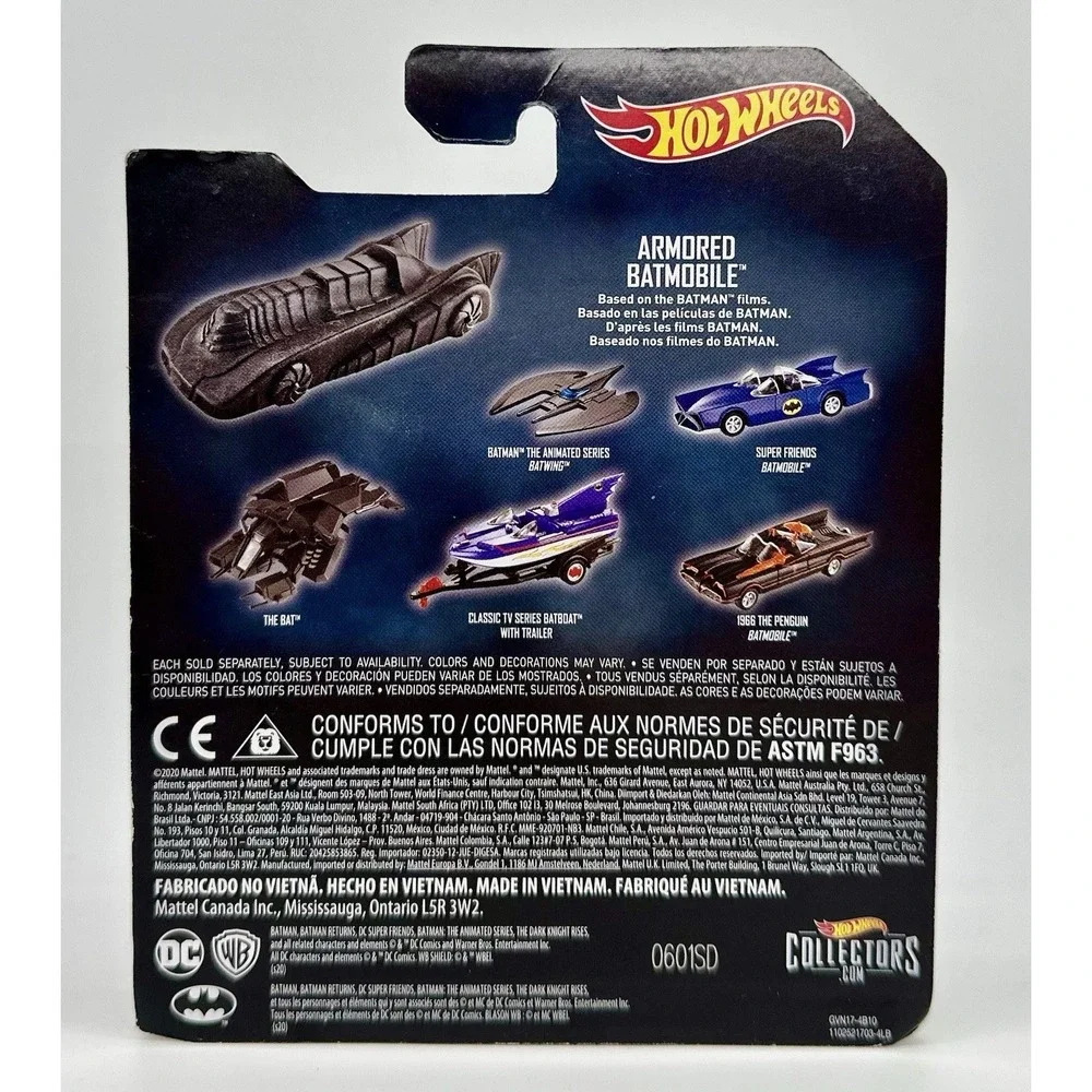 Hot Wheels Batman Lot of 3 Super Friends Armored Batmobile Batboat Trailer 1:50